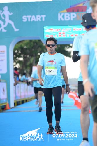 Race photo from KBP City Run 2024