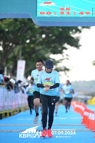 Race photo from KBP City Run 2024