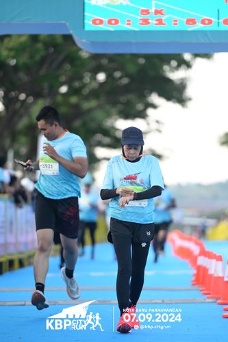 Race photo from KBP City Run 2024