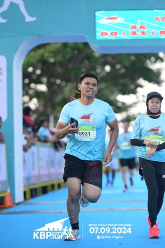 Race photo from KBP City Run 2024