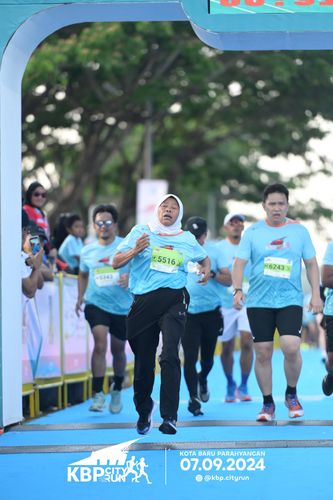 Race photo from KBP City Run 2024