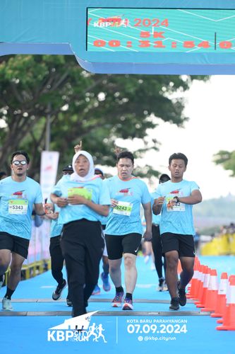 Race photo from KBP City Run 2024