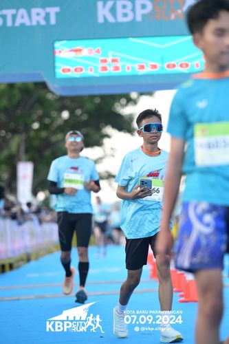 Race photo from KBP City Run 2024