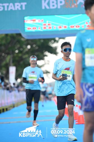 Race photo from KBP City Run 2024