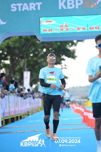 Race photo from KBP City Run 2024