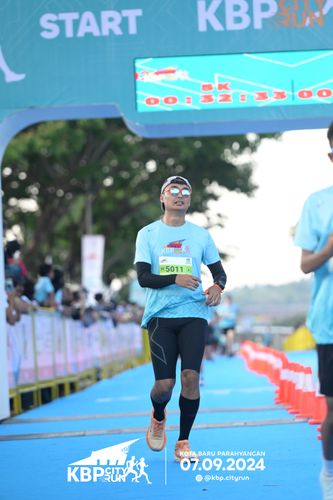 Race photo from KBP City Run 2024