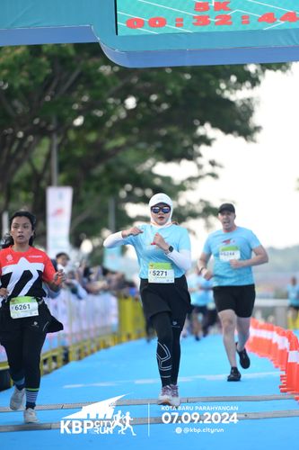 Race photo from KBP City Run 2024