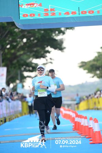 Race photo from KBP City Run 2024