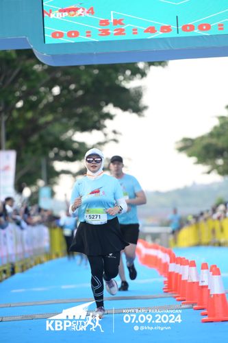 Race photo from KBP City Run 2024