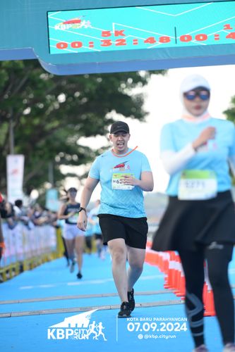 Race photo from KBP City Run 2024