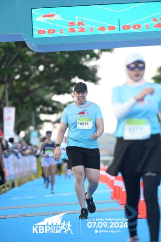Race photo from KBP City Run 2024