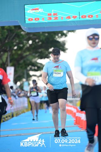 Race photo from KBP City Run 2024