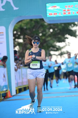 Race photo from KBP City Run 2024