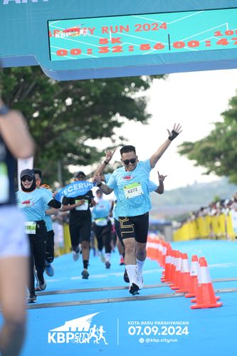 Race photo from KBP City Run 2024