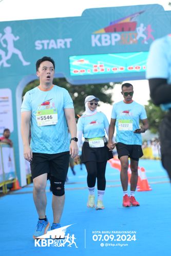 Race photo from KBP City Run 2024