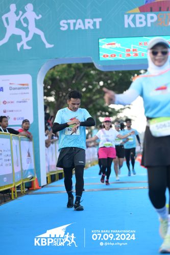 Race photo from KBP City Run 2024