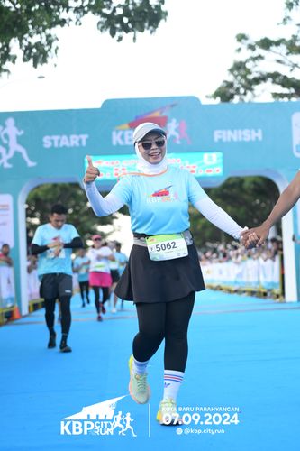 Race photo from KBP City Run 2024