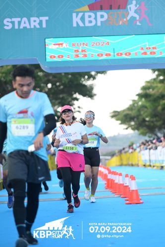 Race photo from KBP City Run 2024