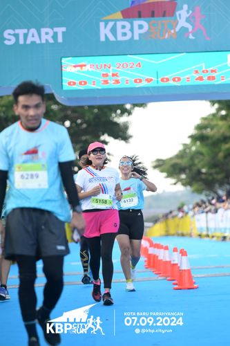 Race photo from KBP City Run 2024