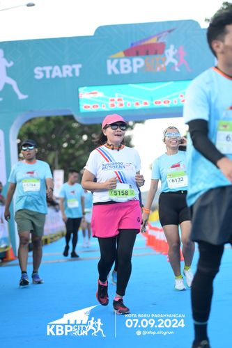 Race photo from KBP City Run 2024
