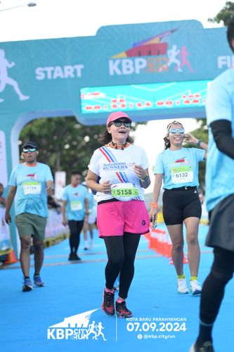Race photo from KBP City Run 2024