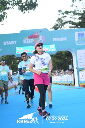 Race photo from KBP City Run 2024