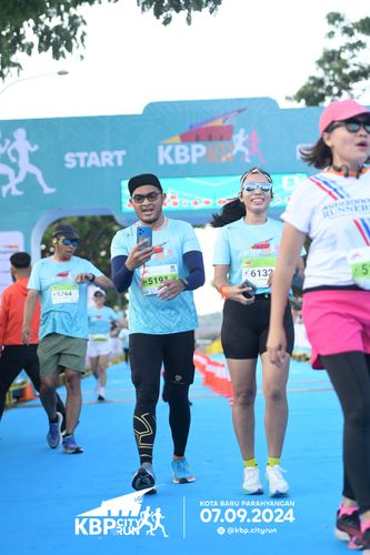 Race photo from KBP City Run 2024