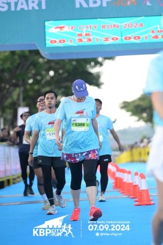 Race photo from KBP City Run 2024