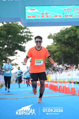 Race photo from KBP City Run 2024