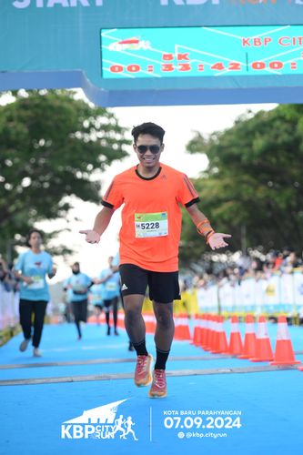 Race photo from KBP City Run 2024