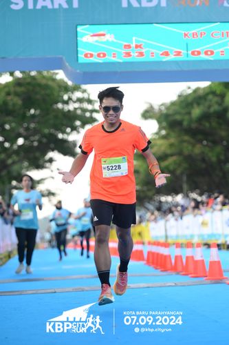 Race photo from KBP City Run 2024