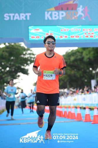 Race photo from KBP City Run 2024