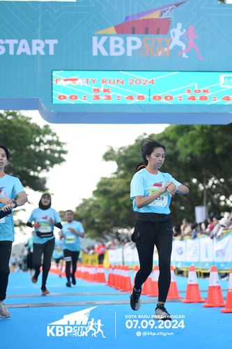 Race photo from KBP City Run 2024