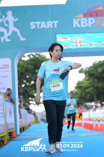 Race photo from KBP City Run 2024