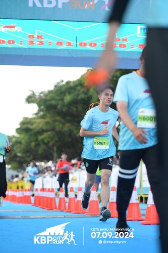Race photo from KBP City Run 2024