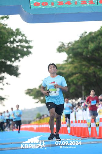 Race photo from KBP City Run 2024