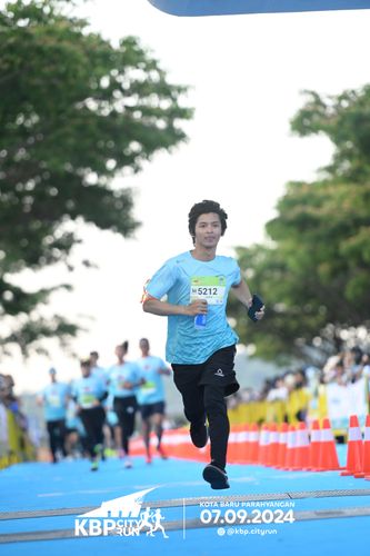 Race photo from KBP City Run 2024