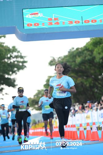 Race photo from KBP City Run 2024