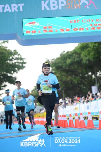 Race photo from KBP City Run 2024