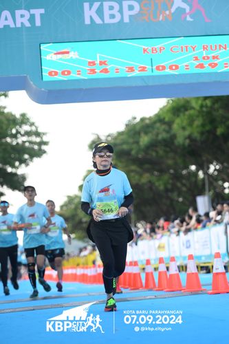 Race photo from KBP City Run 2024