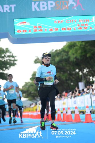 Race photo from KBP City Run 2024