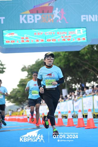 Race photo from KBP City Run 2024