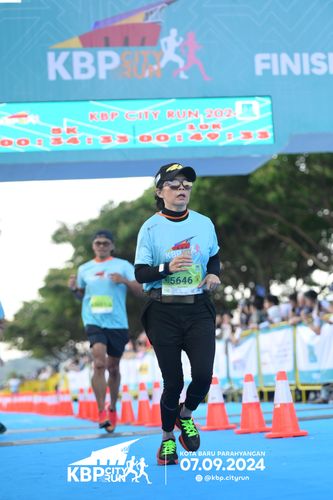 Race photo from KBP City Run 2024