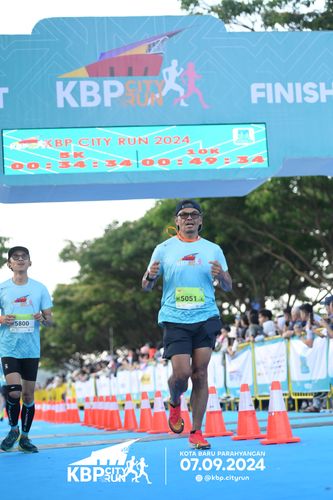 Race photo from KBP City Run 2024