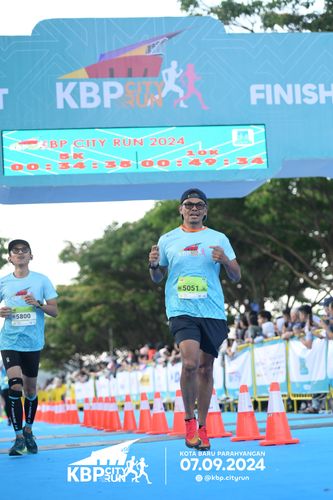 Race photo from KBP City Run 2024