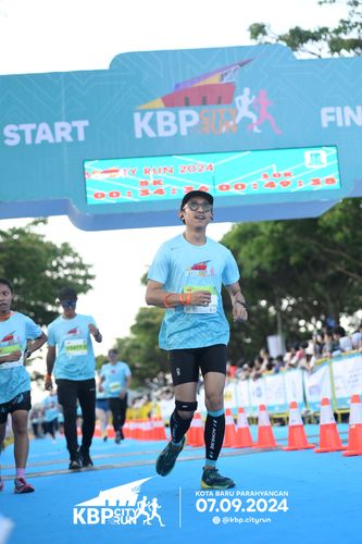 Race photo from KBP City Run 2024
