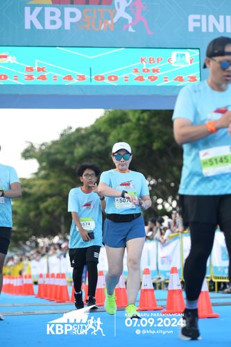 Race photo from KBP City Run 2024