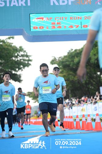 Race photo from KBP City Run 2024