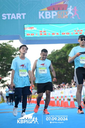 Race photo from KBP City Run 2024