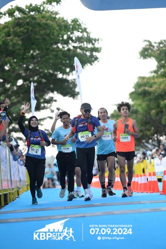 Race photo from KBP City Run 2024
